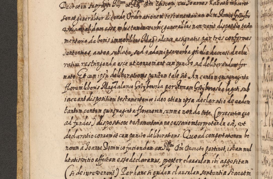 Zdjęcie nr 21 dla obiektu archiwalnego: Acta actorum, causarum spiritualium, civilium, criminalium, obligationum, cessionum, decimarum, testamentorum R. D. Martini Szyszkowski, episcopi Cracoviensis, ducis Severiensis in annis 1617 - 1619. Tomus primus.
