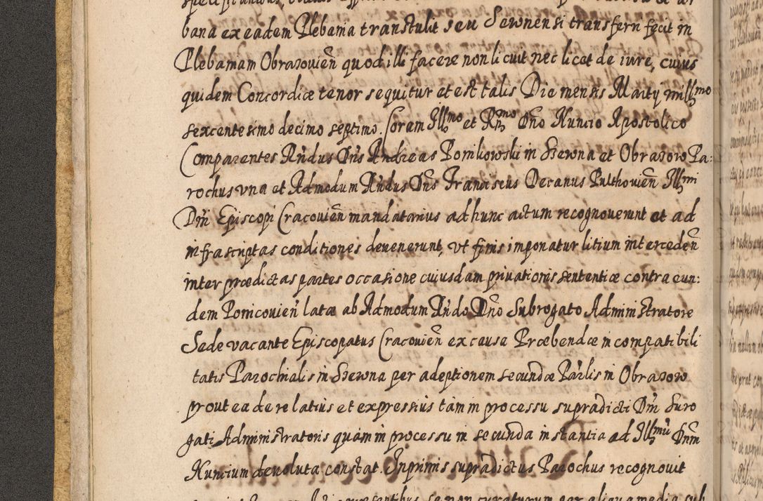 Zdjęcie nr 25 dla obiektu archiwalnego: Acta actorum, causarum spiritualium, civilium, criminalium, obligationum, cessionum, decimarum, testamentorum R. D. Martini Szyszkowski, episcopi Cracoviensis, ducis Severiensis in annis 1617 - 1619. Tomus primus.