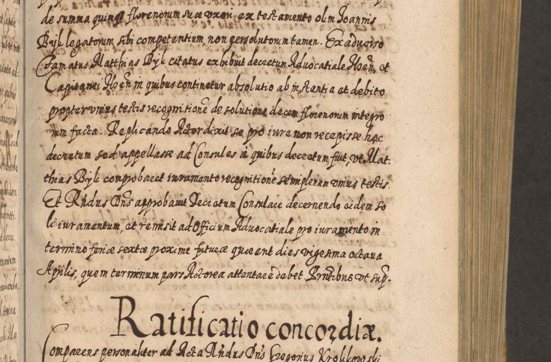 Zdjęcie nr 24 dla obiektu archiwalnego: Acta actorum, causarum spiritualium, civilium, criminalium, obligationum, cessionum, decimarum, testamentorum R. D. Martini Szyszkowski, episcopi Cracoviensis, ducis Severiensis in annis 1617 - 1619. Tomus primus.