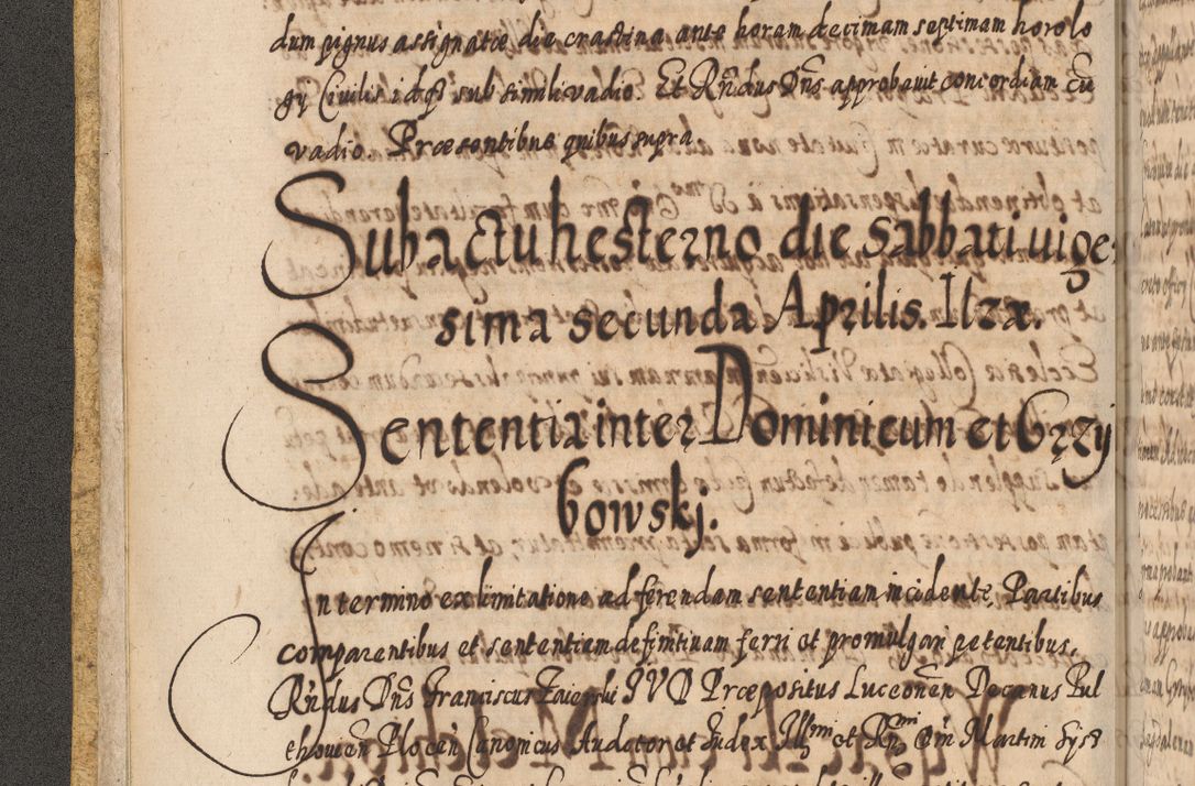 Zdjęcie nr 19 dla obiektu archiwalnego: Acta actorum, causarum spiritualium, civilium, criminalium, obligationum, cessionum, decimarum, testamentorum R. D. Martini Szyszkowski, episcopi Cracoviensis, ducis Severiensis in annis 1617 - 1619. Tomus primus.