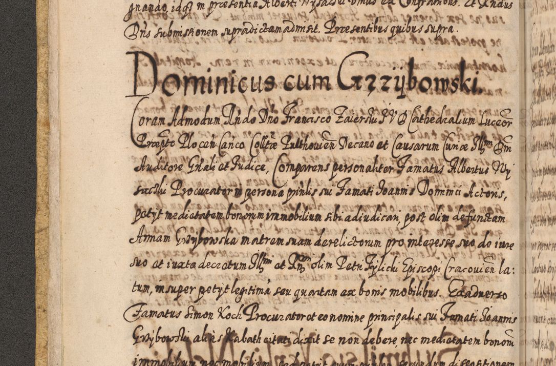 Zdjęcie nr 13 dla obiektu archiwalnego: Acta actorum, causarum spiritualium, civilium, criminalium, obligationum, cessionum, decimarum, testamentorum R. D. Martini Szyszkowski, episcopi Cracoviensis, ducis Severiensis in annis 1617 - 1619. Tomus primus.