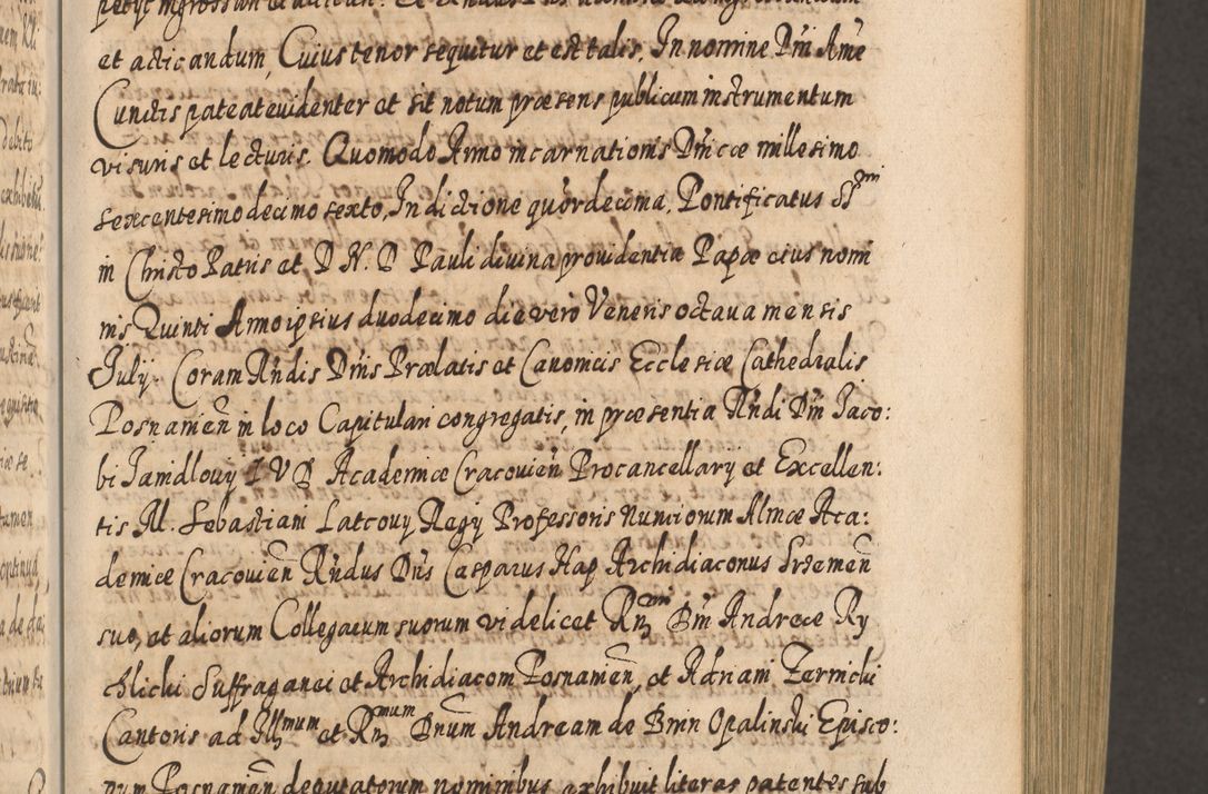 Zdjęcie nr 206 dla obiektu archiwalnego: Acta actorum, causarum spiritualium, civilium, criminalium, obligationum, cessionum, decimarum, testamentorum R. D. Martini Szyszkowski, episcopi Cracoviensis, ducis Severiensis in annis 1617 - 1619. Tomus primus.