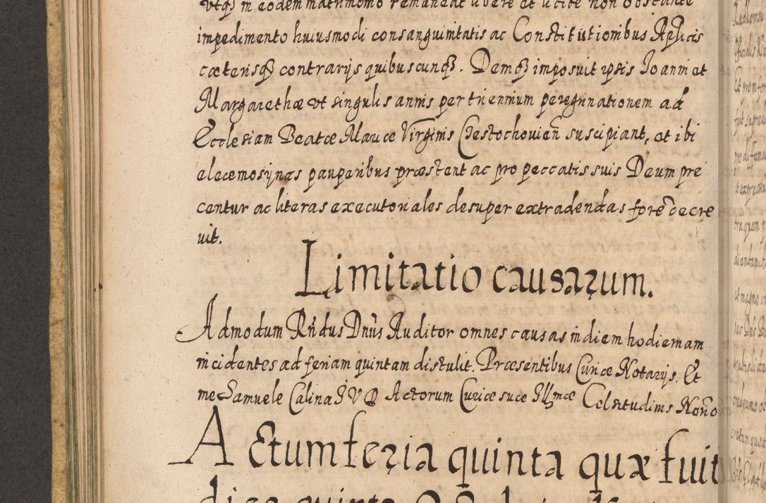 Zdjęcie nr 401 dla obiektu archiwalnego: Acta actorum, causarum spiritualium, civilium, criminalium, obligationum, cessionum, decimarum, testamentorum R. D. Martini Szyszkowski, episcopi Cracoviensis, ducis Severiensis in annis 1617 - 1619. Tomus primus.