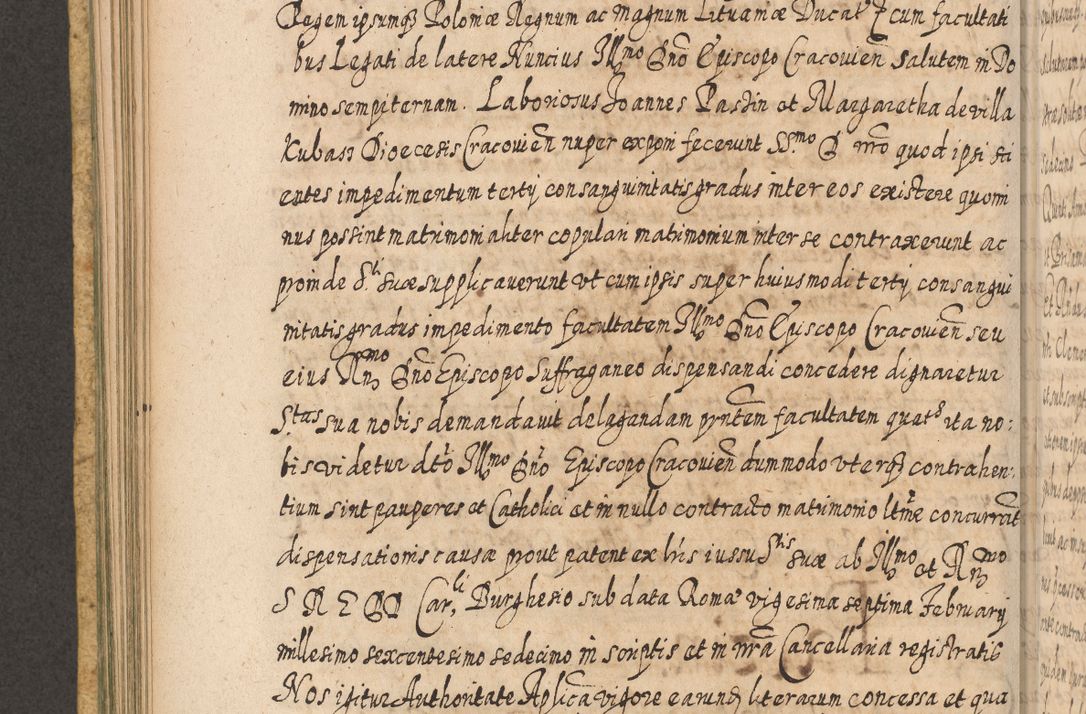 Zdjęcie nr 399 dla obiektu archiwalnego: Acta actorum, causarum spiritualium, civilium, criminalium, obligationum, cessionum, decimarum, testamentorum R. D. Martini Szyszkowski, episcopi Cracoviensis, ducis Severiensis in annis 1617 - 1619. Tomus primus.