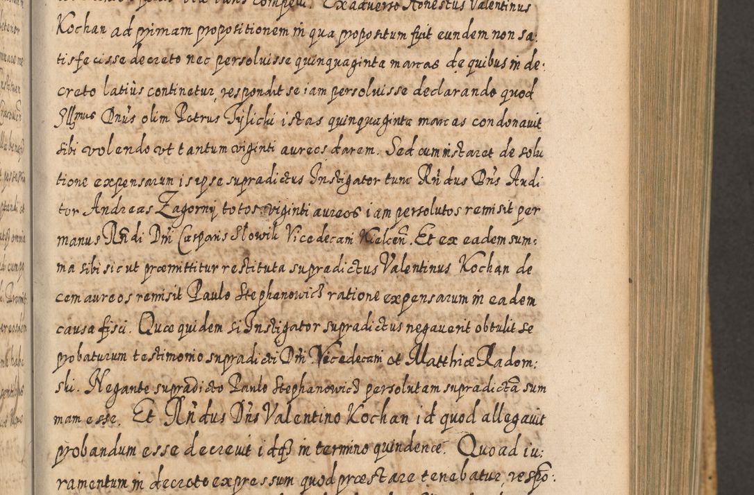 Zdjęcie nr 396 dla obiektu archiwalnego: Acta actorum, causarum spiritualium, civilium, criminalium, obligationum, cessionum, decimarum, testamentorum R. D. Martini Szyszkowski, episcopi Cracoviensis, ducis Severiensis in annis 1617 - 1619. Tomus primus.