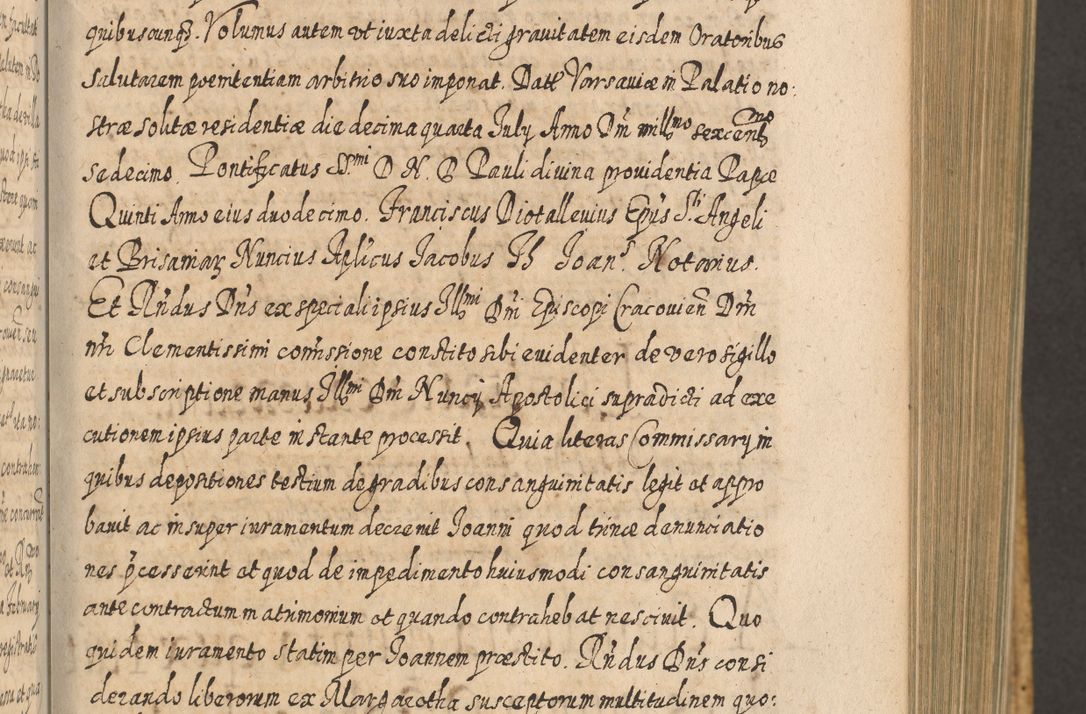 Zdjęcie nr 400 dla obiektu archiwalnego: Acta actorum, causarum spiritualium, civilium, criminalium, obligationum, cessionum, decimarum, testamentorum R. D. Martini Szyszkowski, episcopi Cracoviensis, ducis Severiensis in annis 1617 - 1619. Tomus primus.