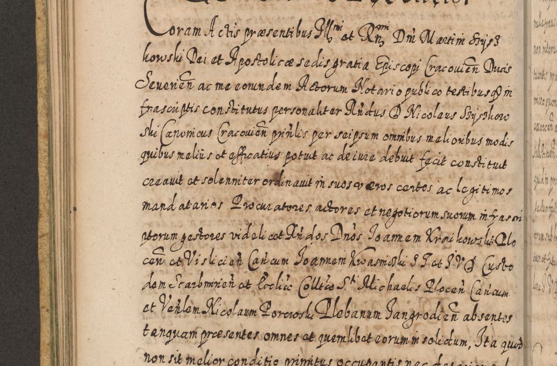 Zdjęcie nr 397 dla obiektu archiwalnego: Acta actorum, causarum spiritualium, civilium, criminalium, obligationum, cessionum, decimarum, testamentorum R. D. Martini Szyszkowski, episcopi Cracoviensis, ducis Severiensis in annis 1617 - 1619. Tomus primus.