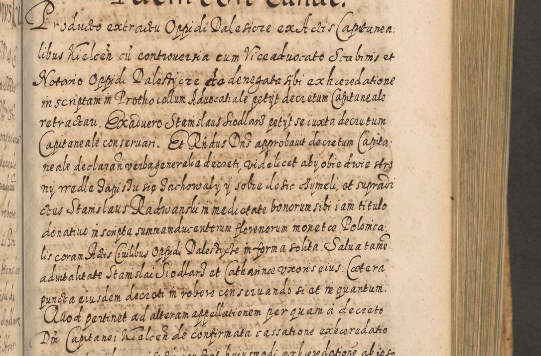 Zdjęcie nr 390 dla obiektu archiwalnego: Acta actorum, causarum spiritualium, civilium, criminalium, obligationum, cessionum, decimarum, testamentorum R. D. Martini Szyszkowski, episcopi Cracoviensis, ducis Severiensis in annis 1617 - 1619. Tomus primus.