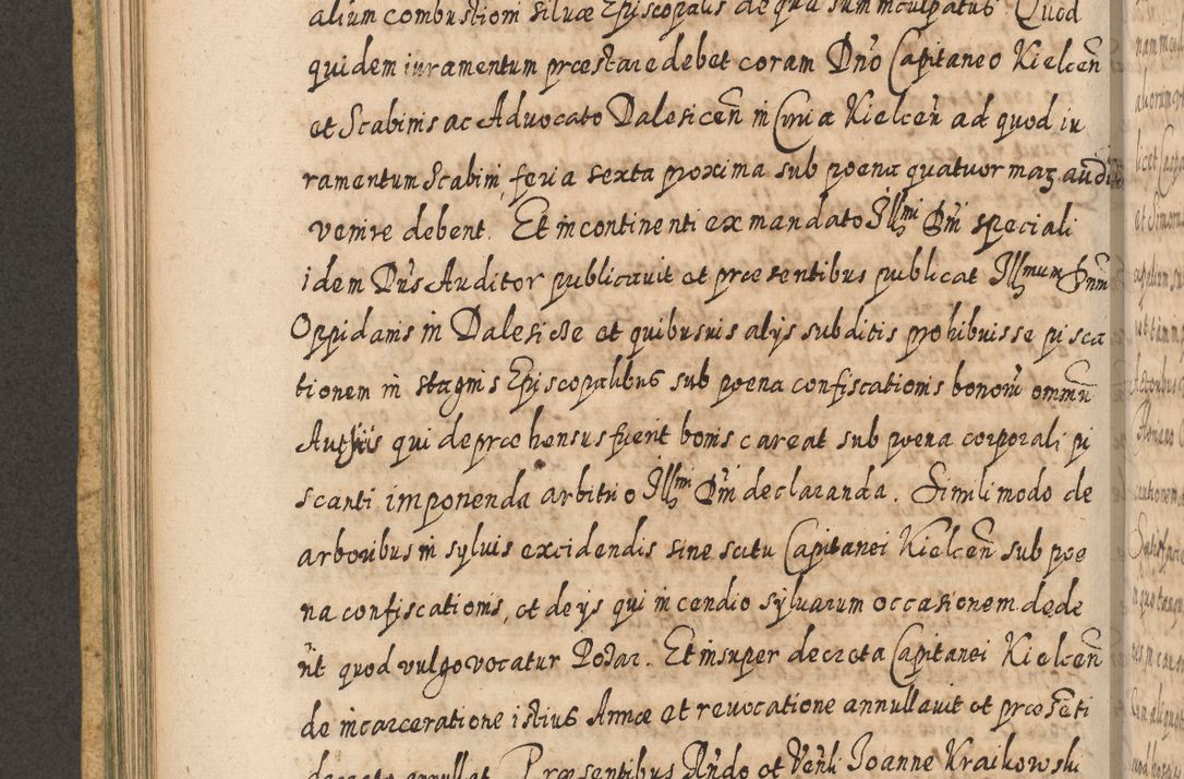 Zdjęcie nr 385 dla obiektu archiwalnego: Acta actorum, causarum spiritualium, civilium, criminalium, obligationum, cessionum, decimarum, testamentorum R. D. Martini Szyszkowski, episcopi Cracoviensis, ducis Severiensis in annis 1617 - 1619. Tomus primus.