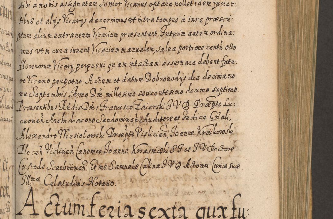 Zdjęcie nr 376 dla obiektu archiwalnego: Acta actorum, causarum spiritualium, civilium, criminalium, obligationum, cessionum, decimarum, testamentorum R. D. Martini Szyszkowski, episcopi Cracoviensis, ducis Severiensis in annis 1617 - 1619. Tomus primus.