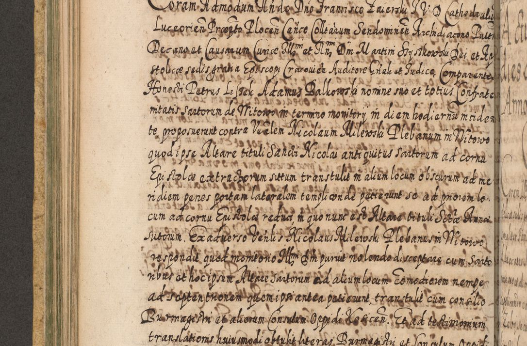 Zdjęcie nr 361 dla obiektu archiwalnego: Acta actorum, causarum spiritualium, civilium, criminalium, obligationum, cessionum, decimarum, testamentorum R. D. Martini Szyszkowski, episcopi Cracoviensis, ducis Severiensis in annis 1617 - 1619. Tomus primus.