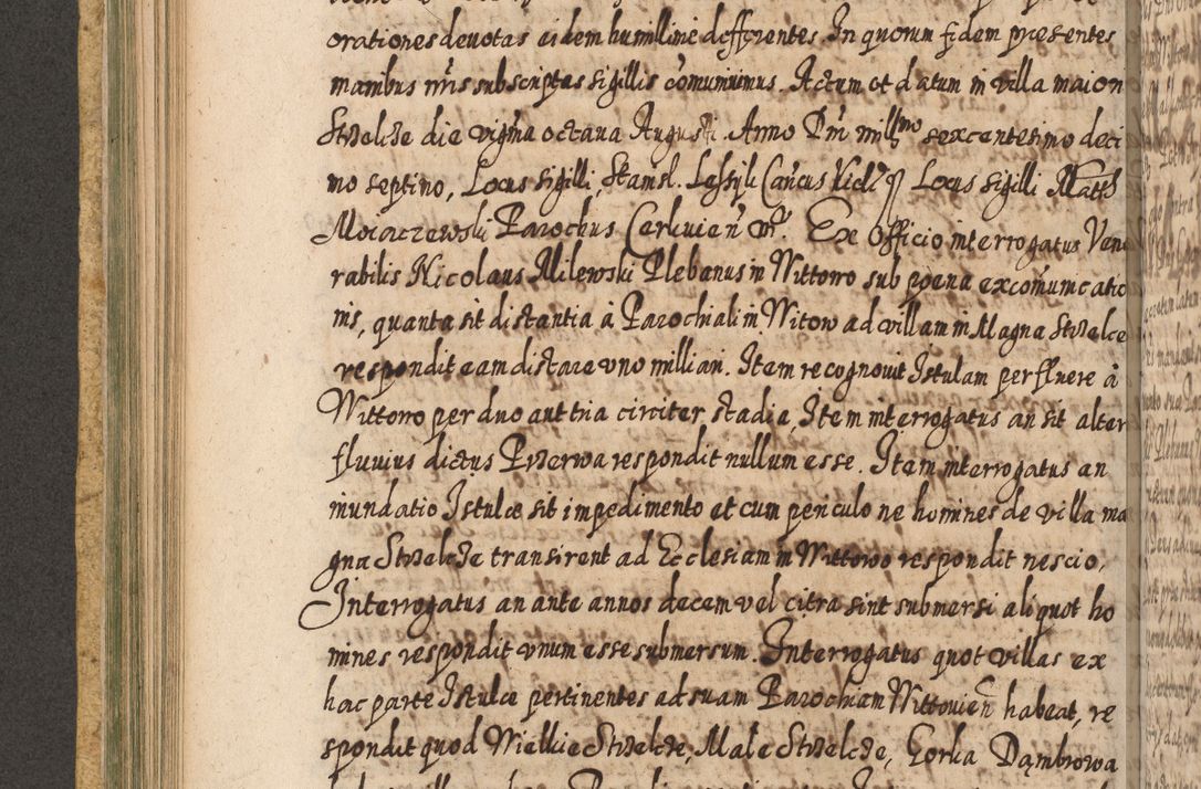 Zdjęcie nr 355 dla obiektu archiwalnego: Acta actorum, causarum spiritualium, civilium, criminalium, obligationum, cessionum, decimarum, testamentorum R. D. Martini Szyszkowski, episcopi Cracoviensis, ducis Severiensis in annis 1617 - 1619. Tomus primus.