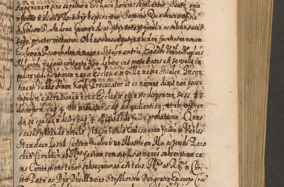 Zdjęcie nr 352 dla obiektu archiwalnego: Acta actorum, causarum spiritualium, civilium, criminalium, obligationum, cessionum, decimarum, testamentorum R. D. Martini Szyszkowski, episcopi Cracoviensis, ducis Severiensis in annis 1617 - 1619. Tomus primus.