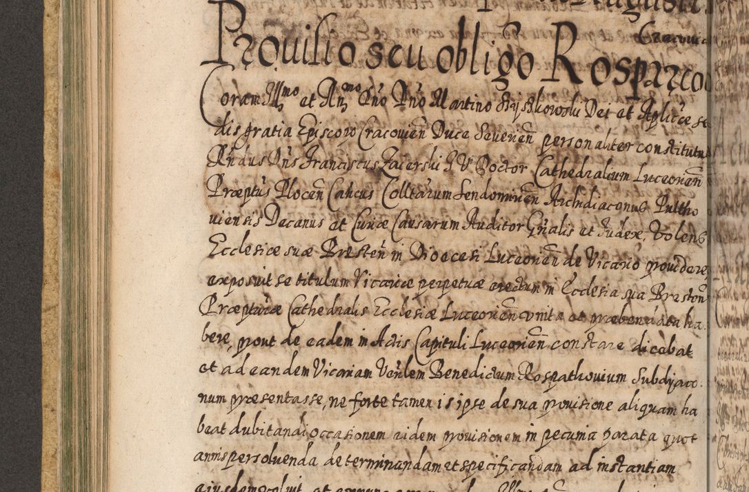 Zdjęcie nr 337 dla obiektu archiwalnego: Acta actorum, causarum spiritualium, civilium, criminalium, obligationum, cessionum, decimarum, testamentorum R. D. Martini Szyszkowski, episcopi Cracoviensis, ducis Severiensis in annis 1617 - 1619. Tomus primus.
