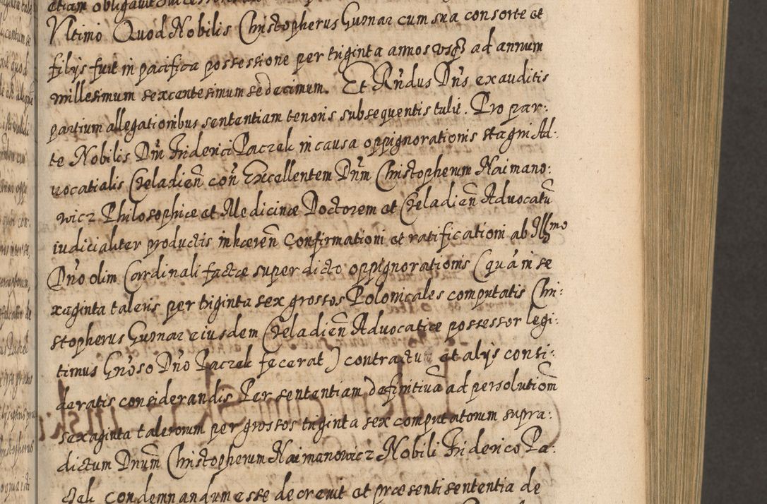 Zdjęcie nr 334 dla obiektu archiwalnego: Acta actorum, causarum spiritualium, civilium, criminalium, obligationum, cessionum, decimarum, testamentorum R. D. Martini Szyszkowski, episcopi Cracoviensis, ducis Severiensis in annis 1617 - 1619. Tomus primus.