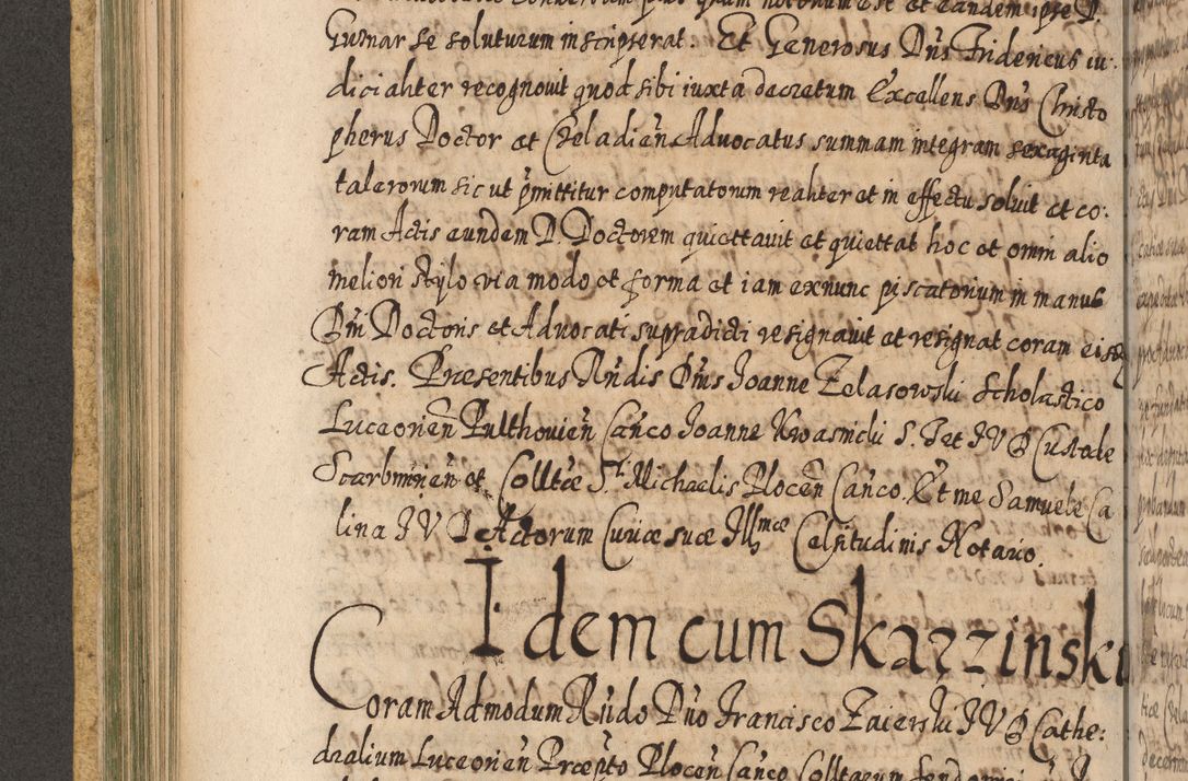 Zdjęcie nr 335 dla obiektu archiwalnego: Acta actorum, causarum spiritualium, civilium, criminalium, obligationum, cessionum, decimarum, testamentorum R. D. Martini Szyszkowski, episcopi Cracoviensis, ducis Severiensis in annis 1617 - 1619. Tomus primus.