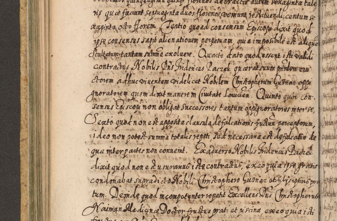 Zdjęcie nr 333 dla obiektu archiwalnego: Acta actorum, causarum spiritualium, civilium, criminalium, obligationum, cessionum, decimarum, testamentorum R. D. Martini Szyszkowski, episcopi Cracoviensis, ducis Severiensis in annis 1617 - 1619. Tomus primus.