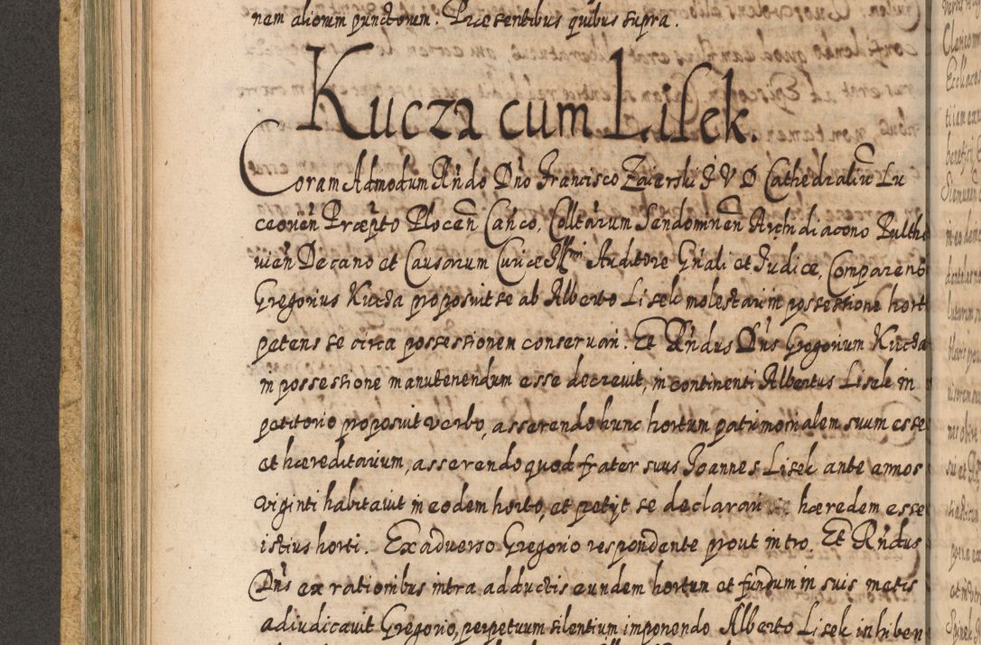 Zdjęcie nr 329 dla obiektu archiwalnego: Acta actorum, causarum spiritualium, civilium, criminalium, obligationum, cessionum, decimarum, testamentorum R. D. Martini Szyszkowski, episcopi Cracoviensis, ducis Severiensis in annis 1617 - 1619. Tomus primus.
