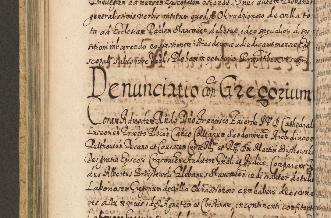 Zdjęcie nr 319 dla obiektu archiwalnego: Acta actorum, causarum spiritualium, civilium, criminalium, obligationum, cessionum, decimarum, testamentorum R. D. Martini Szyszkowski, episcopi Cracoviensis, ducis Severiensis in annis 1617 - 1619. Tomus primus.