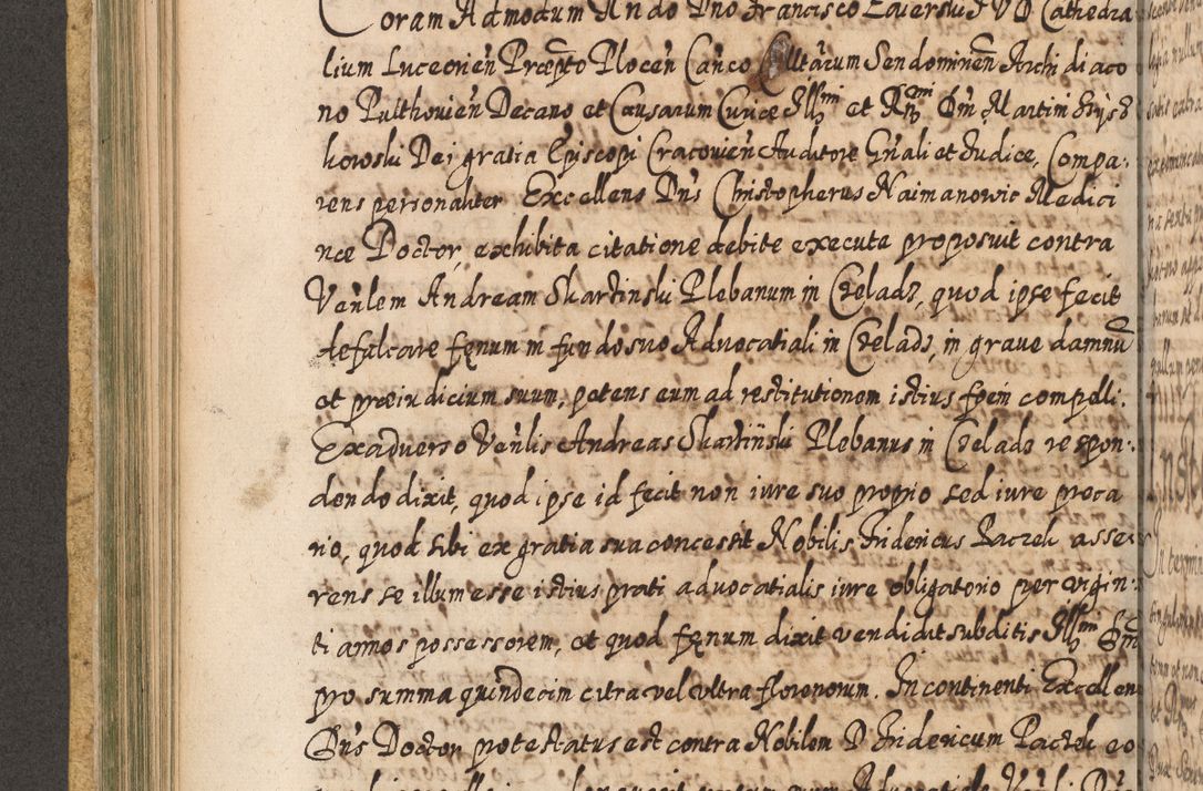 Zdjęcie nr 321 dla obiektu archiwalnego: Acta actorum, causarum spiritualium, civilium, criminalium, obligationum, cessionum, decimarum, testamentorum R. D. Martini Szyszkowski, episcopi Cracoviensis, ducis Severiensis in annis 1617 - 1619. Tomus primus.