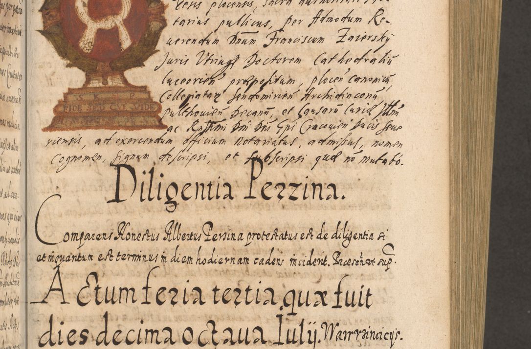 Zdjęcie nr 292 dla obiektu archiwalnego: Acta actorum, causarum spiritualium, civilium, criminalium, obligationum, cessionum, decimarum, testamentorum R. D. Martini Szyszkowski, episcopi Cracoviensis, ducis Severiensis in annis 1617 - 1619. Tomus primus.