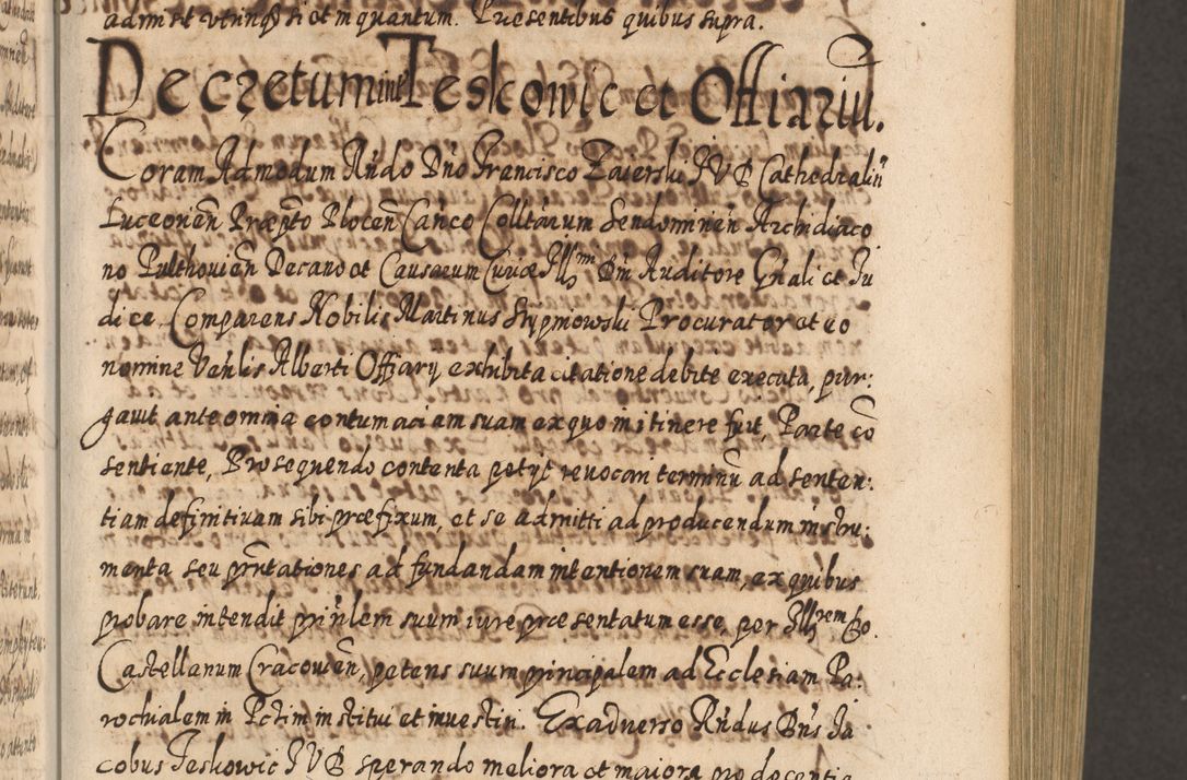 Zdjęcie nr 286 dla obiektu archiwalnego: Acta actorum, causarum spiritualium, civilium, criminalium, obligationum, cessionum, decimarum, testamentorum R. D. Martini Szyszkowski, episcopi Cracoviensis, ducis Severiensis in annis 1617 - 1619. Tomus primus.