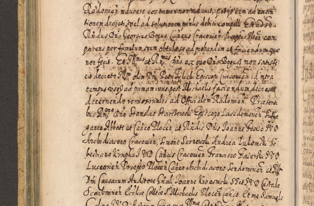 Zdjęcie nr 269 dla obiektu archiwalnego: Acta actorum, causarum spiritualium, civilium, criminalium, obligationum, cessionum, decimarum, testamentorum R. D. Martini Szyszkowski, episcopi Cracoviensis, ducis Severiensis in annis 1617 - 1619. Tomus primus.