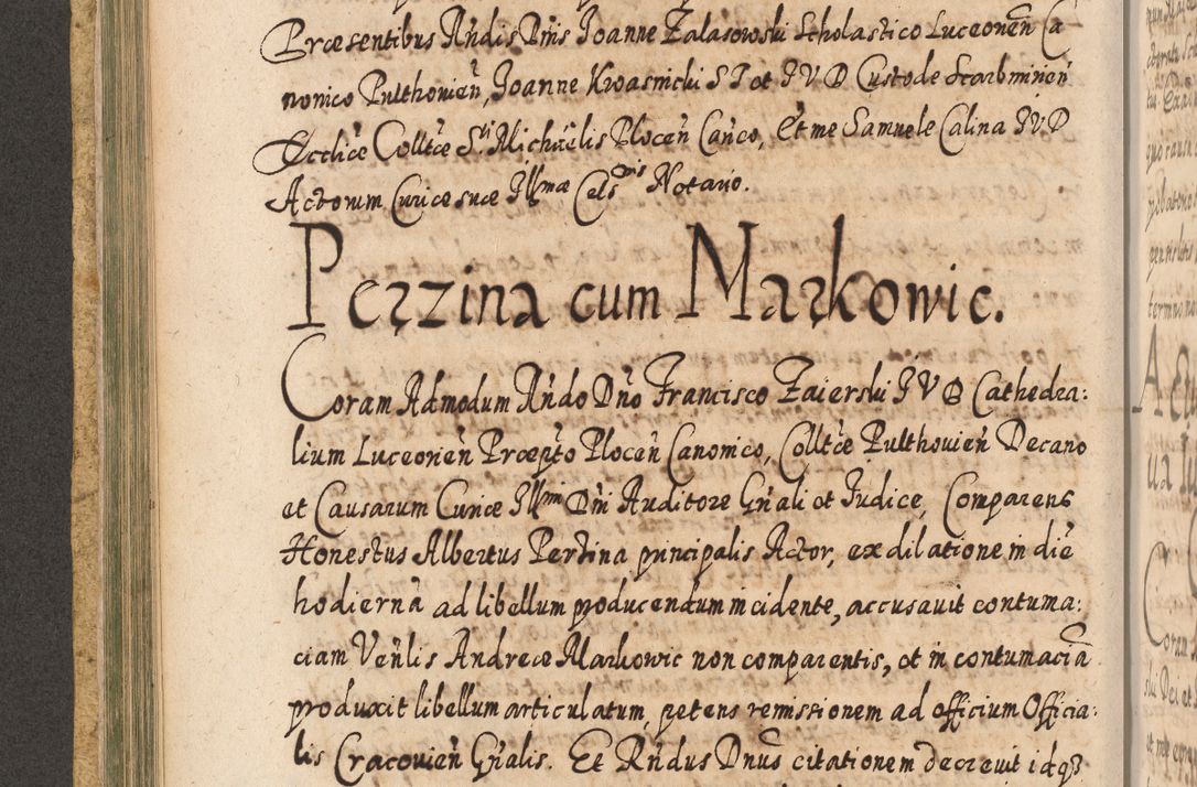 Zdjęcie nr 263 dla obiektu archiwalnego: Acta actorum, causarum spiritualium, civilium, criminalium, obligationum, cessionum, decimarum, testamentorum R. D. Martini Szyszkowski, episcopi Cracoviensis, ducis Severiensis in annis 1617 - 1619. Tomus primus.