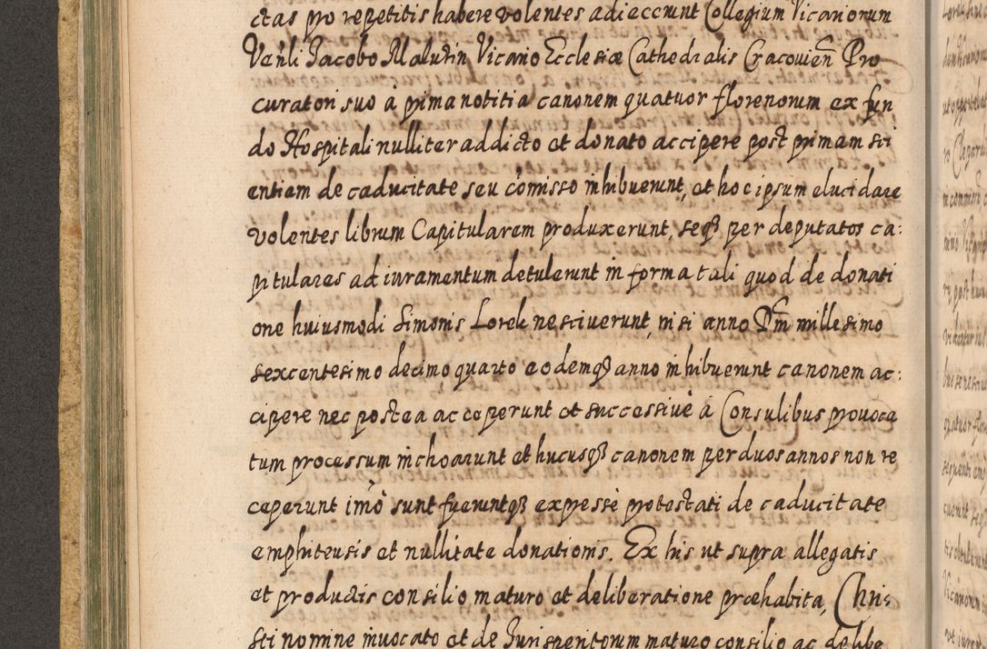 Zdjęcie nr 261 dla obiektu archiwalnego: Acta actorum, causarum spiritualium, civilium, criminalium, obligationum, cessionum, decimarum, testamentorum R. D. Martini Szyszkowski, episcopi Cracoviensis, ducis Severiensis in annis 1617 - 1619. Tomus primus.