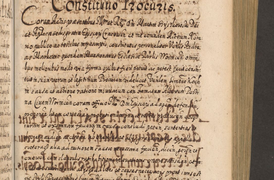 Zdjęcie nr 258 dla obiektu archiwalnego: Acta actorum, causarum spiritualium, civilium, criminalium, obligationum, cessionum, decimarum, testamentorum R. D. Martini Szyszkowski, episcopi Cracoviensis, ducis Severiensis in annis 1617 - 1619. Tomus primus.