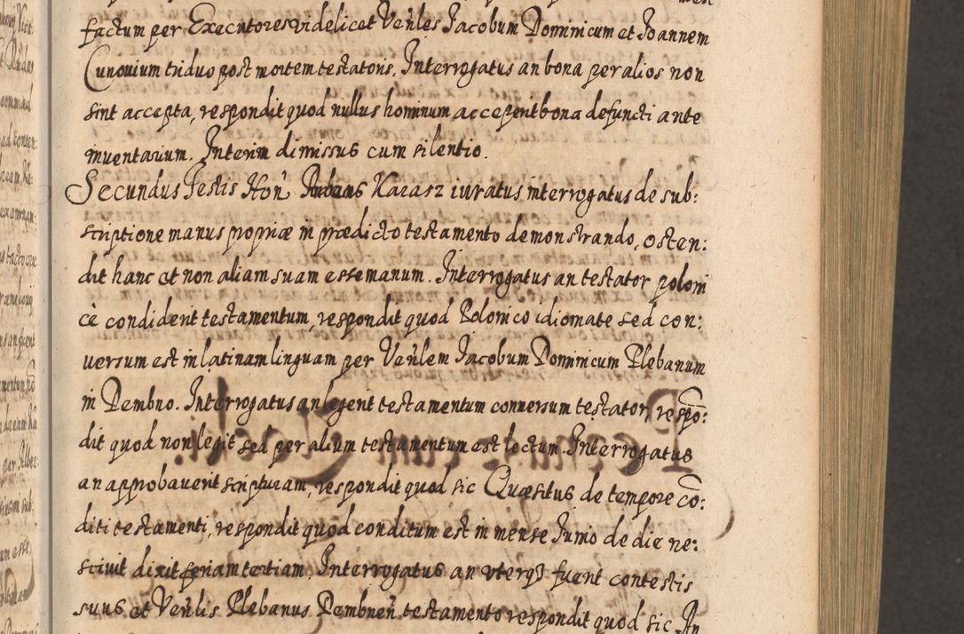 Zdjęcie nr 250 dla obiektu archiwalnego: Acta actorum, causarum spiritualium, civilium, criminalium, obligationum, cessionum, decimarum, testamentorum R. D. Martini Szyszkowski, episcopi Cracoviensis, ducis Severiensis in annis 1617 - 1619. Tomus primus.
