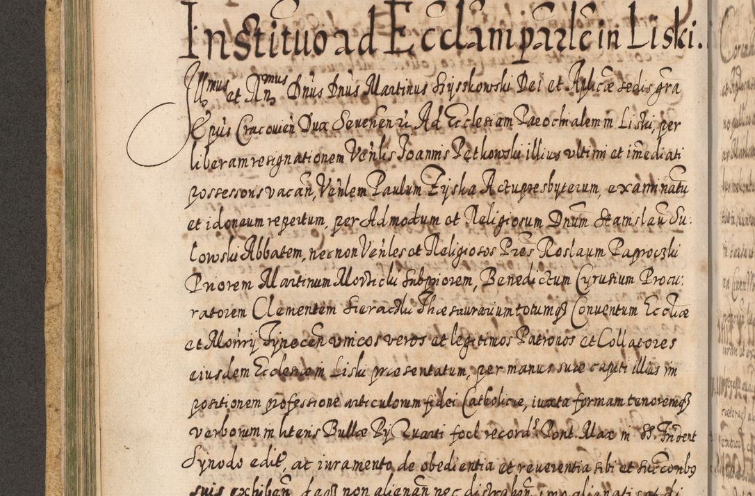 Zdjęcie nr 257 dla obiektu archiwalnego: Acta actorum, causarum spiritualium, civilium, criminalium, obligationum, cessionum, decimarum, testamentorum R. D. Martini Szyszkowski, episcopi Cracoviensis, ducis Severiensis in annis 1617 - 1619. Tomus primus.