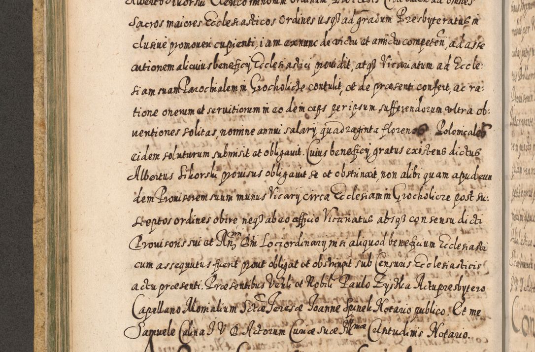Zdjęcie nr 247 dla obiektu archiwalnego: Acta actorum, causarum spiritualium, civilium, criminalium, obligationum, cessionum, decimarum, testamentorum R. D. Martini Szyszkowski, episcopi Cracoviensis, ducis Severiensis in annis 1617 - 1619. Tomus primus.