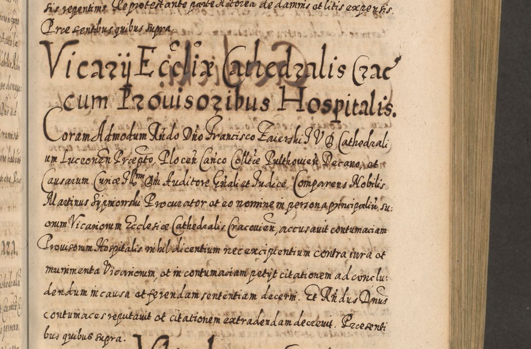 Zdjęcie nr 242 dla obiektu archiwalnego: Acta actorum, causarum spiritualium, civilium, criminalium, obligationum, cessionum, decimarum, testamentorum R. D. Martini Szyszkowski, episcopi Cracoviensis, ducis Severiensis in annis 1617 - 1619. Tomus primus.