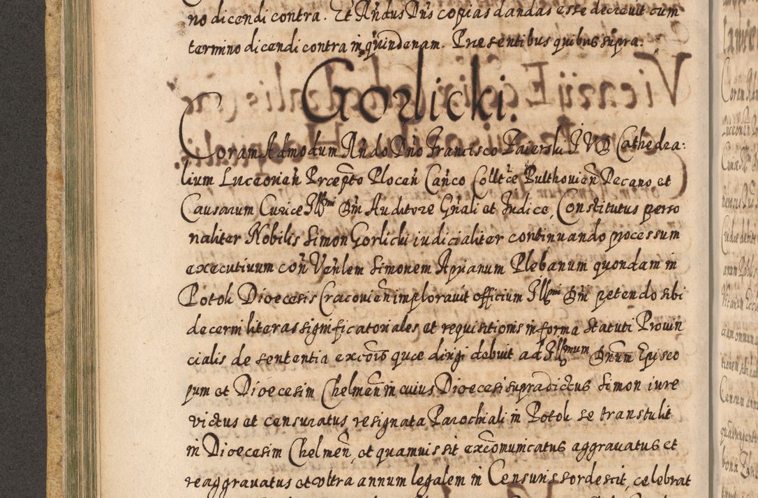 Zdjęcie nr 243 dla obiektu archiwalnego: Acta actorum, causarum spiritualium, civilium, criminalium, obligationum, cessionum, decimarum, testamentorum R. D. Martini Szyszkowski, episcopi Cracoviensis, ducis Severiensis in annis 1617 - 1619. Tomus primus.