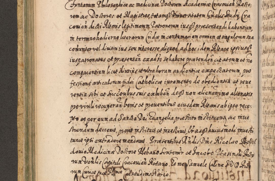 Zdjęcie nr 233 dla obiektu archiwalnego: Acta actorum, causarum spiritualium, civilium, criminalium, obligationum, cessionum, decimarum, testamentorum R. D. Martini Szyszkowski, episcopi Cracoviensis, ducis Severiensis in annis 1617 - 1619. Tomus primus.