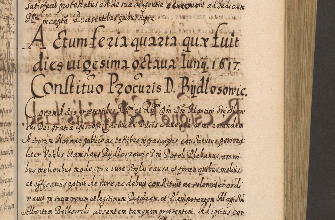 Zdjęcie nr 226 dla obiektu archiwalnego: Acta actorum, causarum spiritualium, civilium, criminalium, obligationum, cessionum, decimarum, testamentorum R. D. Martini Szyszkowski, episcopi Cracoviensis, ducis Severiensis in annis 1617 - 1619. Tomus primus.