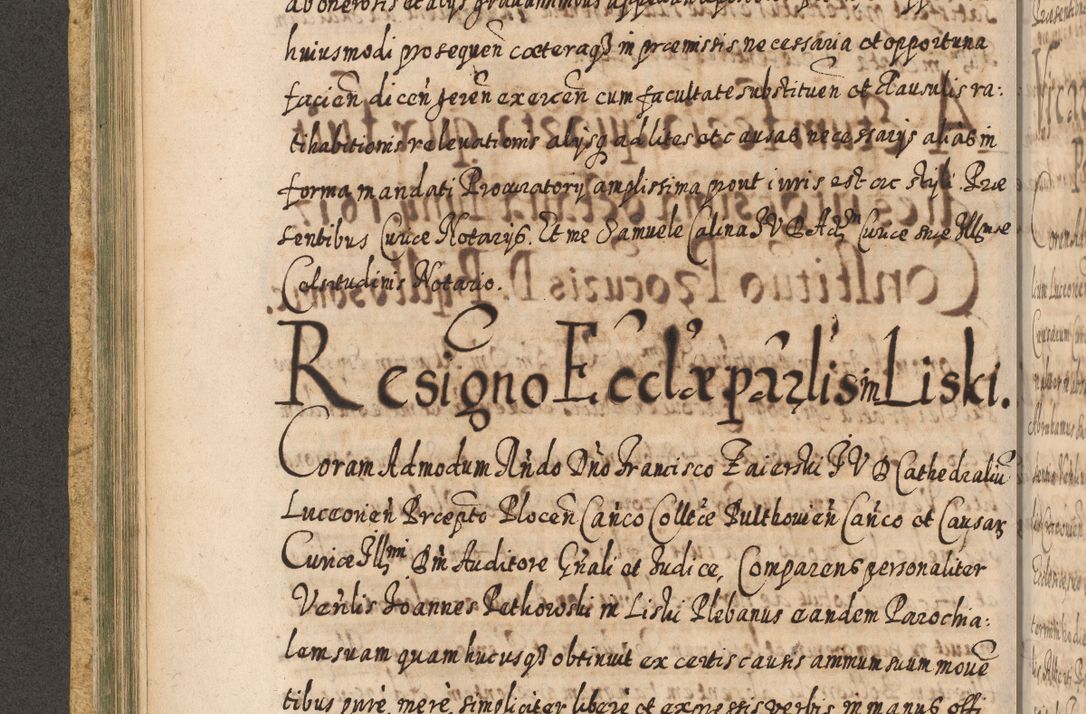 Zdjęcie nr 227 dla obiektu archiwalnego: Acta actorum, causarum spiritualium, civilium, criminalium, obligationum, cessionum, decimarum, testamentorum R. D. Martini Szyszkowski, episcopi Cracoviensis, ducis Severiensis in annis 1617 - 1619. Tomus primus.