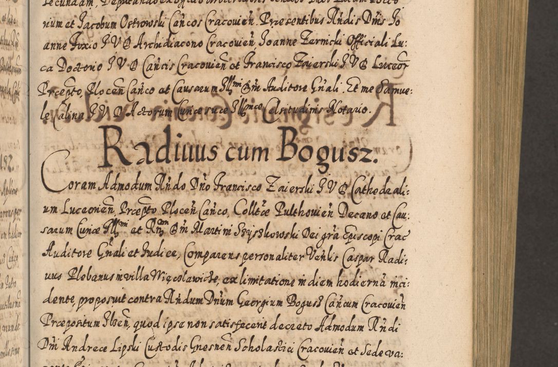 Zdjęcie nr 222 dla obiektu archiwalnego: Acta actorum, causarum spiritualium, civilium, criminalium, obligationum, cessionum, decimarum, testamentorum R. D. Martini Szyszkowski, episcopi Cracoviensis, ducis Severiensis in annis 1617 - 1619. Tomus primus.