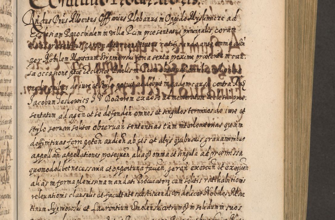 Zdjęcie nr 216 dla obiektu archiwalnego: Acta actorum, causarum spiritualium, civilium, criminalium, obligationum, cessionum, decimarum, testamentorum R. D. Martini Szyszkowski, episcopi Cracoviensis, ducis Severiensis in annis 1617 - 1619. Tomus primus.