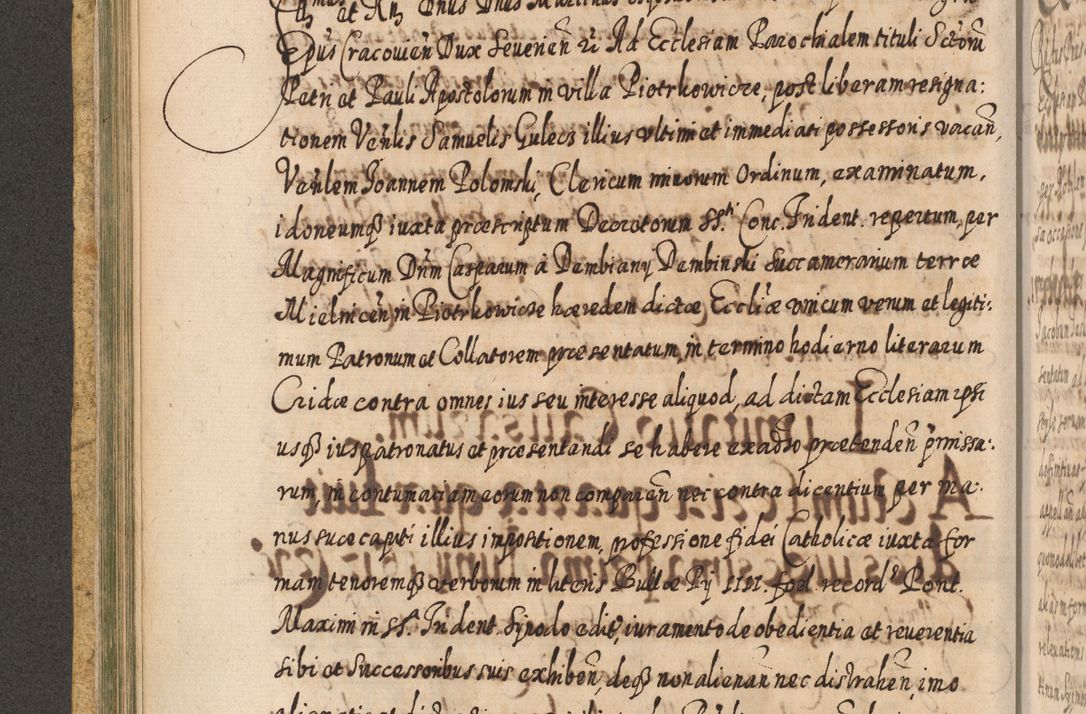Zdjęcie nr 215 dla obiektu archiwalnego: Acta actorum, causarum spiritualium, civilium, criminalium, obligationum, cessionum, decimarum, testamentorum R. D. Martini Szyszkowski, episcopi Cracoviensis, ducis Severiensis in annis 1617 - 1619. Tomus primus.