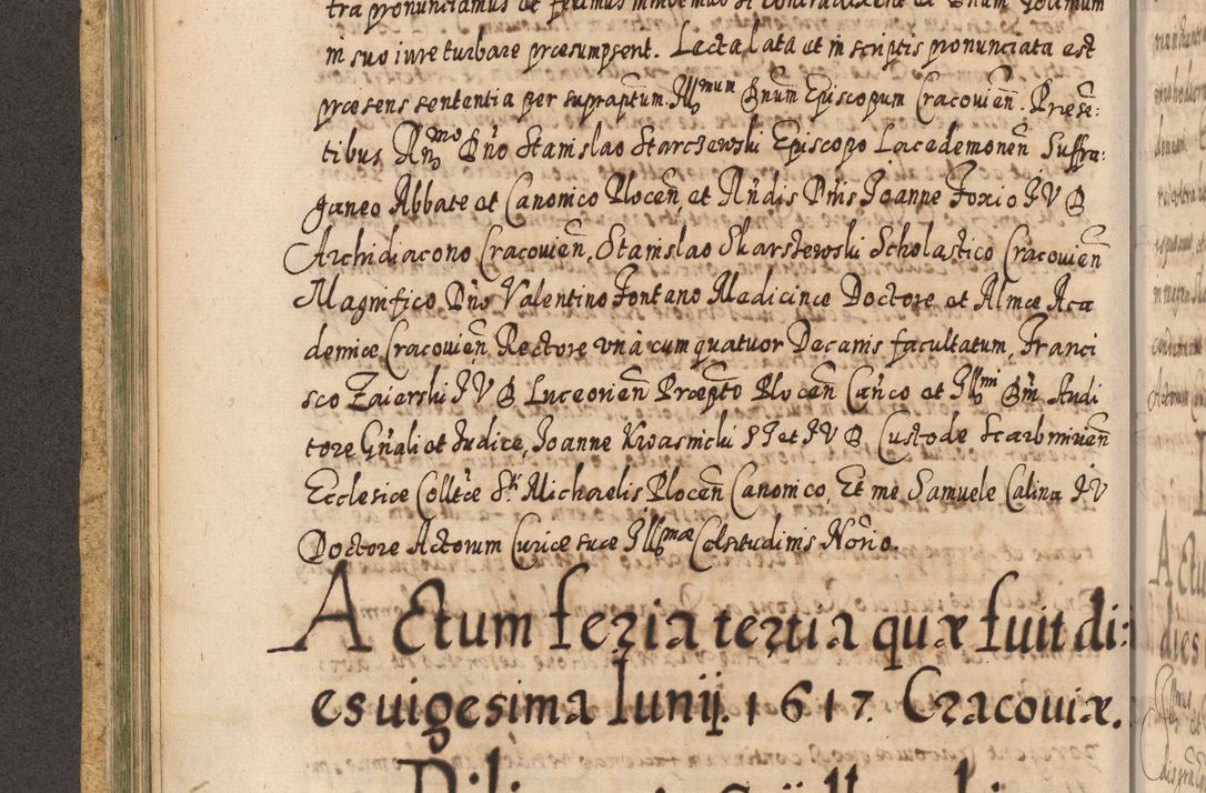 Zdjęcie nr 213 dla obiektu archiwalnego: Acta actorum, causarum spiritualium, civilium, criminalium, obligationum, cessionum, decimarum, testamentorum R. D. Martini Szyszkowski, episcopi Cracoviensis, ducis Severiensis in annis 1617 - 1619. Tomus primus.