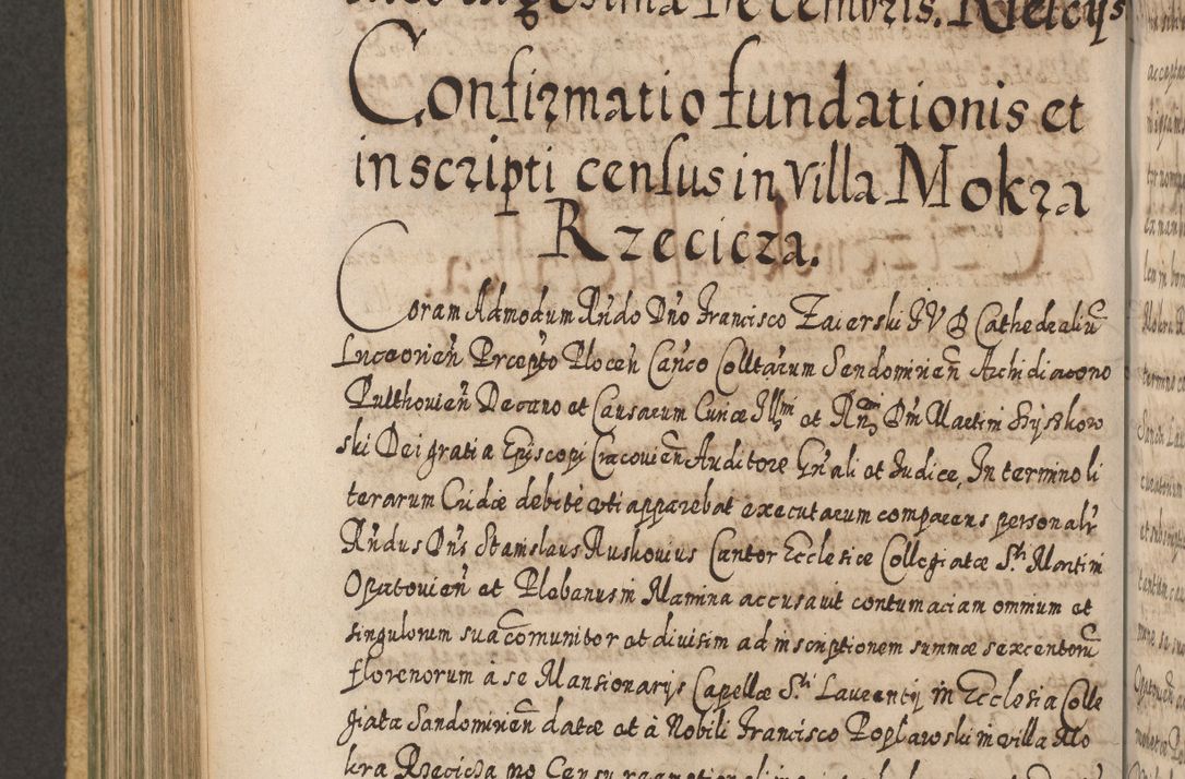 Zdjęcie nr 607 dla obiektu archiwalnego: Acta actorum, causarum spiritualium, civilium, criminalium, obligationum, cessionum, decimarum, testamentorum R. D. Martini Szyszkowski, episcopi Cracoviensis, ducis Severiensis in annis 1617 - 1619. Tomus primus.