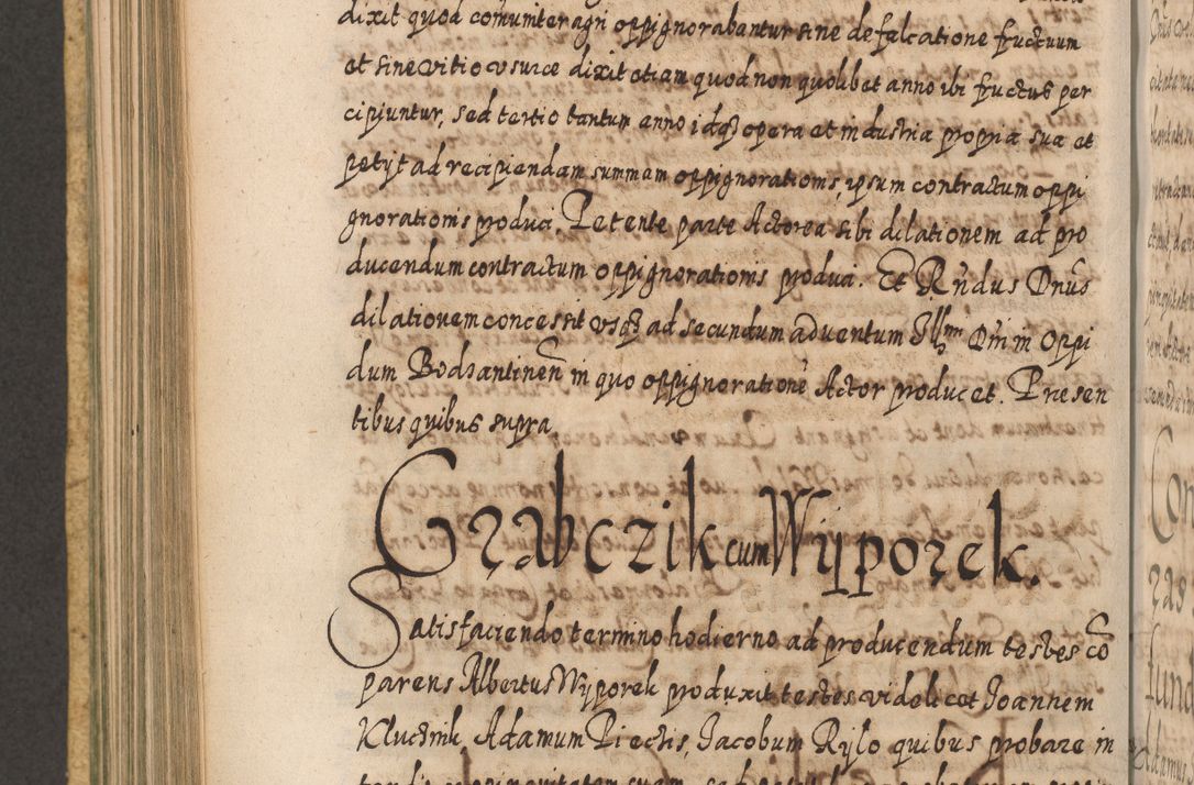 Zdjęcie nr 595 dla obiektu archiwalnego: Acta actorum, causarum spiritualium, civilium, criminalium, obligationum, cessionum, decimarum, testamentorum R. D. Martini Szyszkowski, episcopi Cracoviensis, ducis Severiensis in annis 1617 - 1619. Tomus primus.