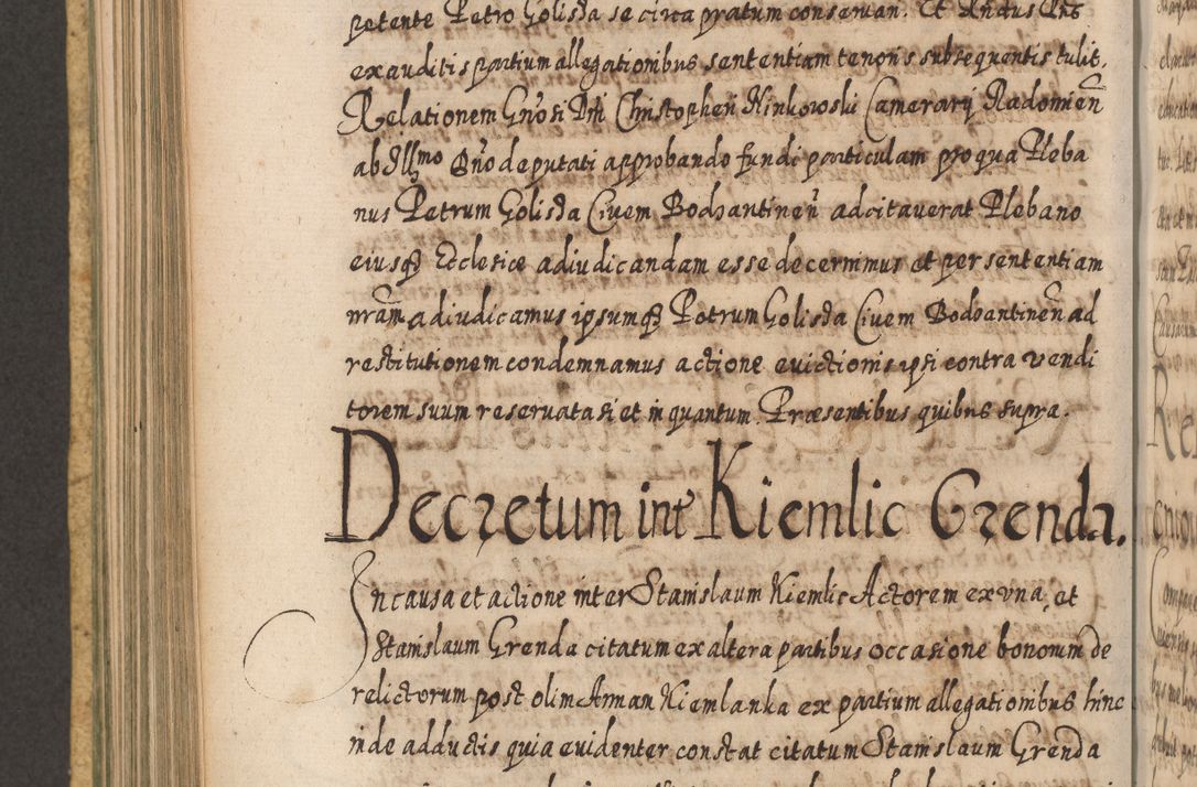 Zdjęcie nr 585 dla obiektu archiwalnego: Acta actorum, causarum spiritualium, civilium, criminalium, obligationum, cessionum, decimarum, testamentorum R. D. Martini Szyszkowski, episcopi Cracoviensis, ducis Severiensis in annis 1617 - 1619. Tomus primus.