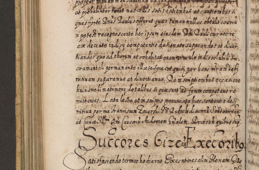 Zdjęcie nr 583 dla obiektu archiwalnego: Acta actorum, causarum spiritualium, civilium, criminalium, obligationum, cessionum, decimarum, testamentorum R. D. Martini Szyszkowski, episcopi Cracoviensis, ducis Severiensis in annis 1617 - 1619. Tomus primus.