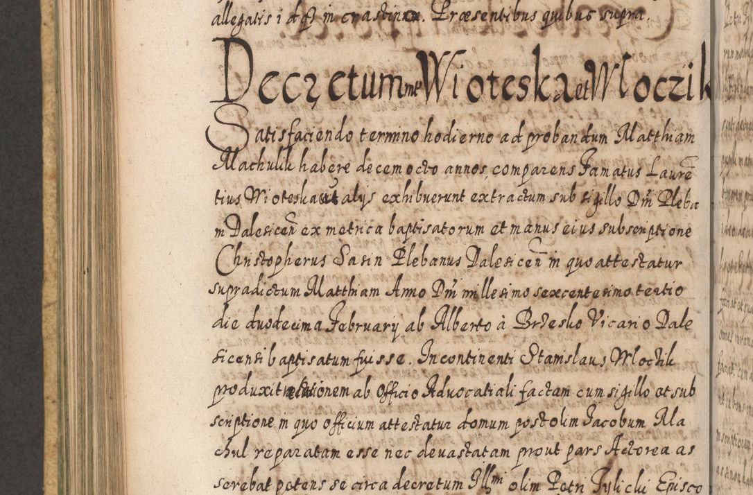 Zdjęcie nr 577 dla obiektu archiwalnego: Acta actorum, causarum spiritualium, civilium, criminalium, obligationum, cessionum, decimarum, testamentorum R. D. Martini Szyszkowski, episcopi Cracoviensis, ducis Severiensis in annis 1617 - 1619. Tomus primus.