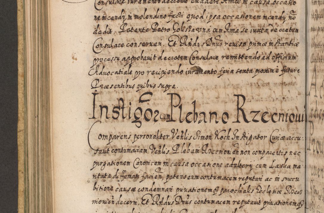 Zdjęcie nr 579 dla obiektu archiwalnego: Acta actorum, causarum spiritualium, civilium, criminalium, obligationum, cessionum, decimarum, testamentorum R. D. Martini Szyszkowski, episcopi Cracoviensis, ducis Severiensis in annis 1617 - 1619. Tomus primus.
