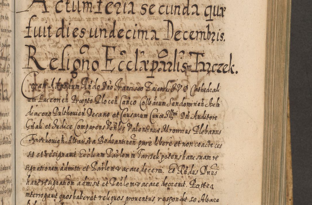 Zdjęcie nr 572 dla obiektu archiwalnego: Acta actorum, causarum spiritualium, civilium, criminalium, obligationum, cessionum, decimarum, testamentorum R. D. Martini Szyszkowski, episcopi Cracoviensis, ducis Severiensis in annis 1617 - 1619. Tomus primus.
