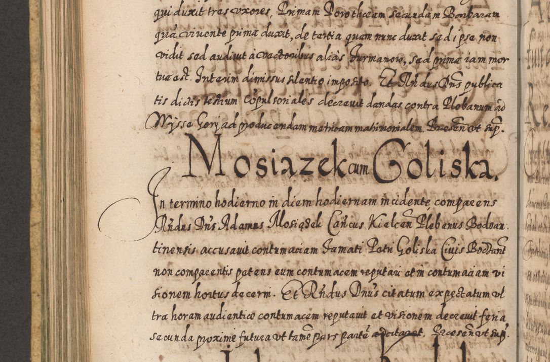 Zdjęcie nr 571 dla obiektu archiwalnego: Acta actorum, causarum spiritualium, civilium, criminalium, obligationum, cessionum, decimarum, testamentorum R. D. Martini Szyszkowski, episcopi Cracoviensis, ducis Severiensis in annis 1617 - 1619. Tomus primus.